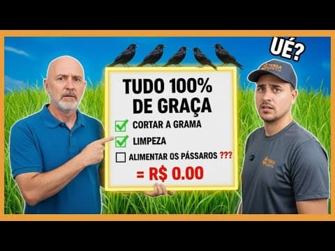 O Jardim Estava Abandonado, Então Cortei a Grama de Graça