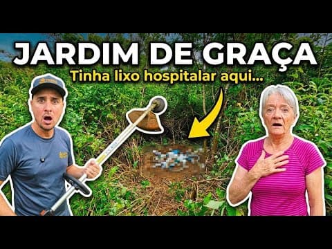 Ela Me Agradeceu Por Limpar O Jardim Abandonado De GRAÇA!