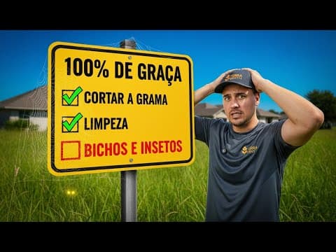 Ela Não Conseguia Cuidar do Jardim, Então Cortei a Grama de Graça